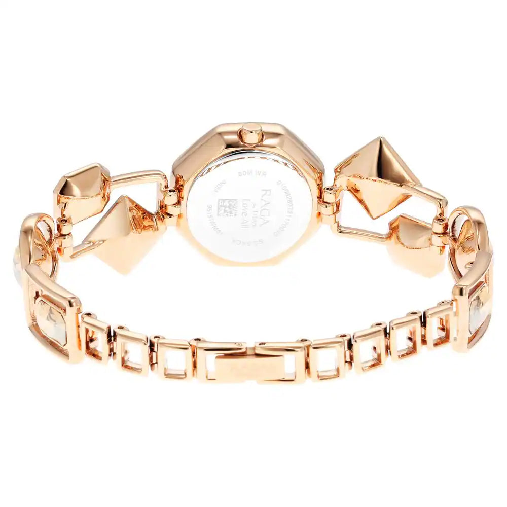 Titan Love All Watch with Mother Of Pearl Dial & Brass Strap NQ95151WM01 (DM541) - KRISHNA WATCH COMPANY