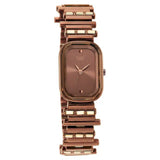 Titan Love All Brown Dial Brown Brass Strap Watch - 95154QM01 - KRISHNA WATCH COMPANY