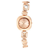 Titan Love All Rose Gold Dial Rose Gold Brass Strap Watch 95156WM01
