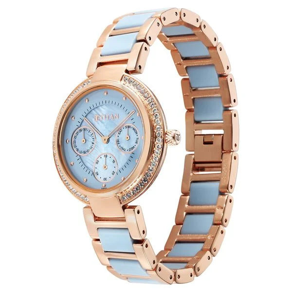 Titan Acetate Quartz Multifunction Mother 95187KD01 - KRISHNA WATCH COMPANY