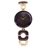 TITAN Raga Delight Purple Dial Metal Strap Watch 95198WM01