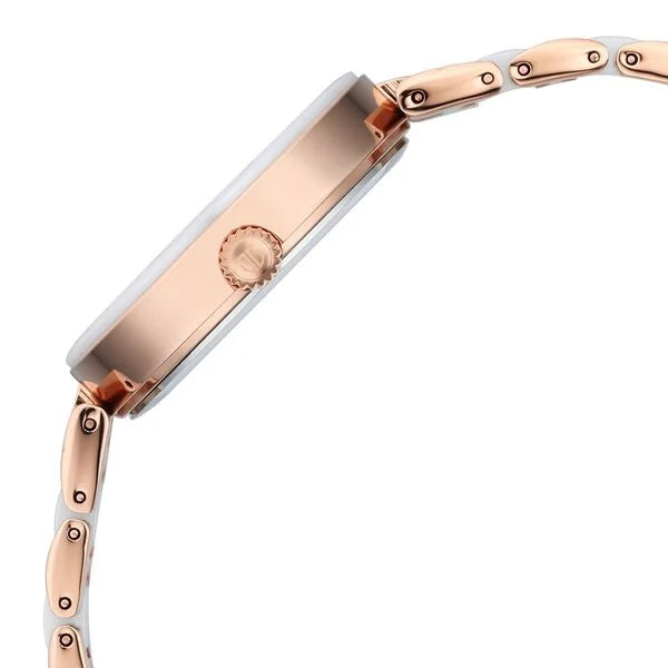 Titan Purple Ceramics Mother Of Pearl Dial Analog Steel and Ceramic Strap watch for Women 95214kd02 - KRISHNA WATCH COMPANY