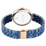 Titan Purple Ceramics Quartz Analog Mother of Pearl Dial Blue Ceramic Strap Watch For Women 95215KC03 - KRISHNA WATCH COMPANY