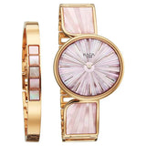 Titan Raga Power Pearls Quartz Analog Metal Strap Watch For Women 95226wm02f