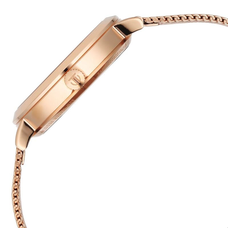 Titan Purple Abstract Quartz Analog Rose Gold Stainless Steel Strap for Women 95228WM01 - KRISHNA WATCH COMPANY