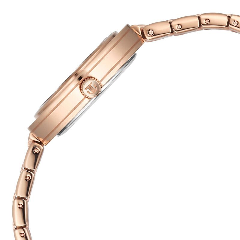 Titan Purple Abstract Quartz Analog Rose Gold Stainless Steel Strap for Women 95231WM01 - KRISHNA WATCH COMPANY