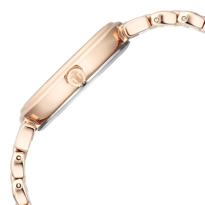 Titan Aura Quartz Analog Rose Gold Dial Rose Gold Watch for Women - 95242WM01 - KRISHNA WATCH COMPANY