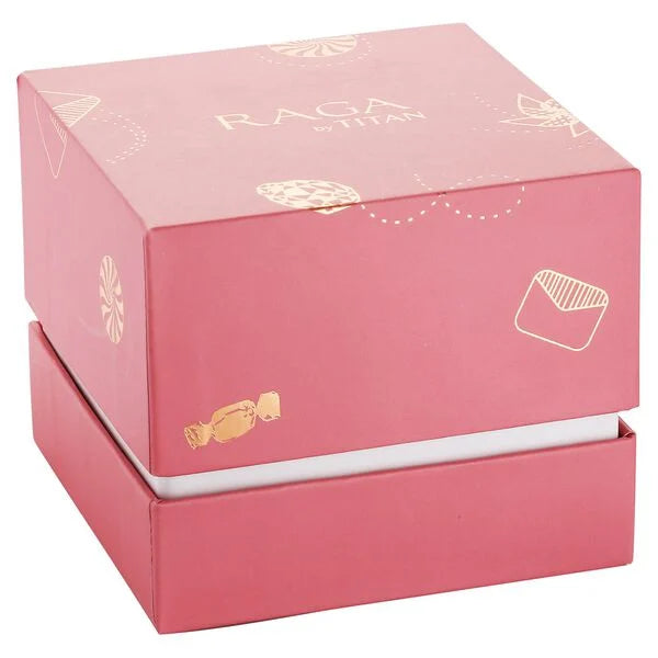 Titan Raga Memoirs Quartz Analog Mother of Pearl Dial For Women - 95256WM01 - KRISHNA WATCH COMPANY