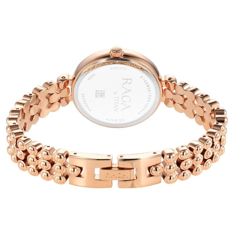 Titan Raga Showstopper Quartz Watch for Women - 95262WM01 - KRISHNA WATCH COMPANY