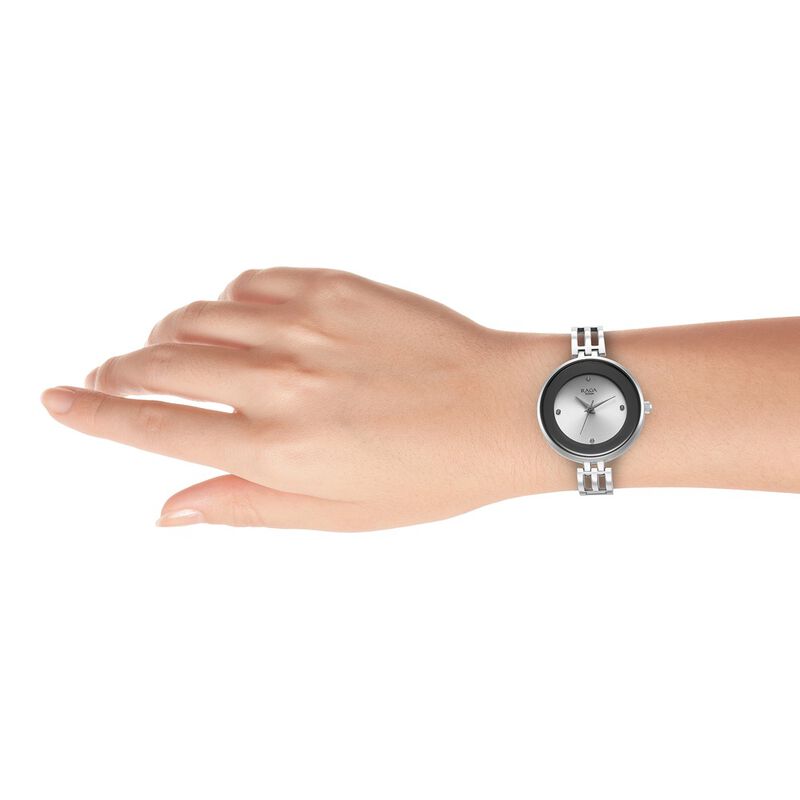 Titan Raga Showstopper Quartz Analog Silver Dial Watch for Women - 95264SM01 - KRISHNA WATCH COMPANY