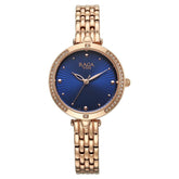 Titan Raga Showstopper Quartz Analog Blue Dial Metal Strap Watch for Women - 95266WM01