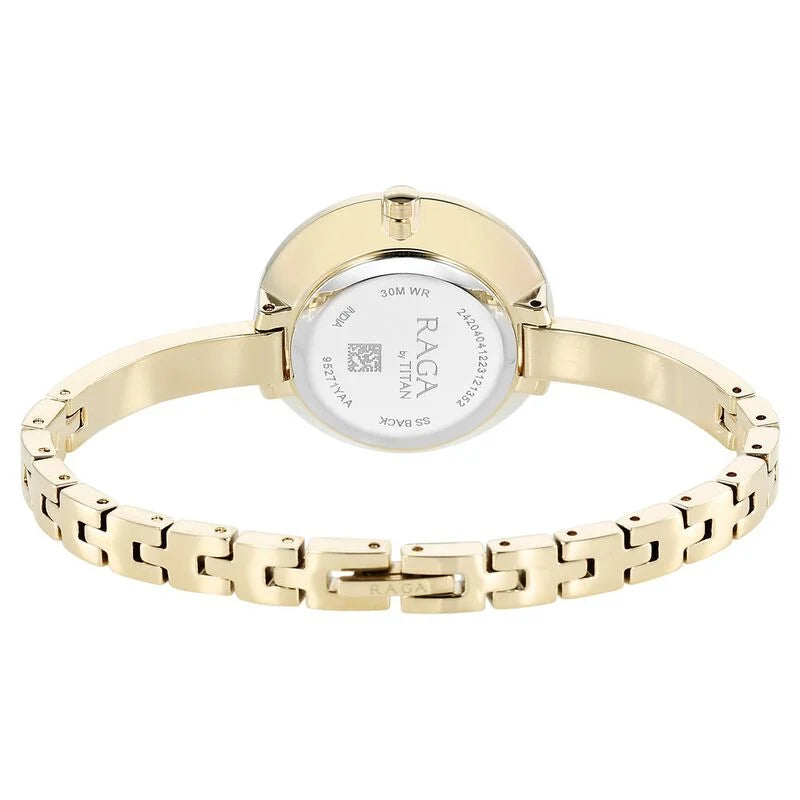 Titan Raga Showstopper Quartz Analog Watch for Women - 95271YM01 - KRISHNA WATCH COMPANY