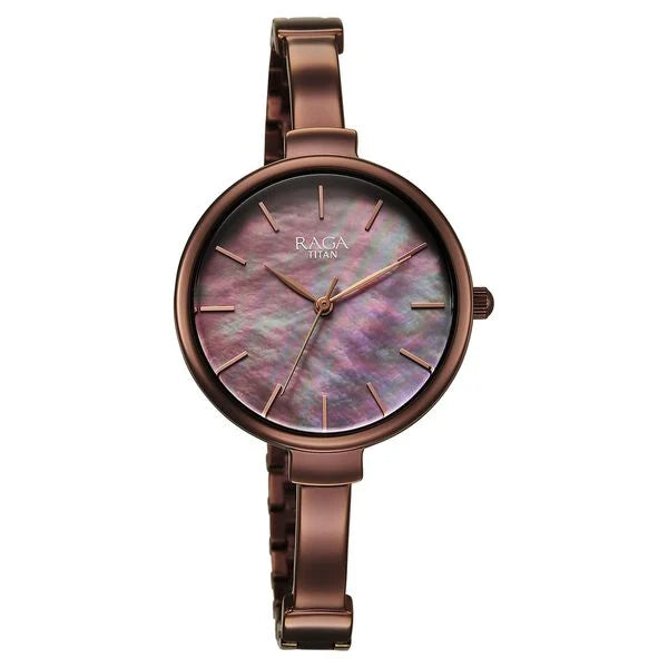 Titan Raga Showstopper Watch For Women - 95273QM01 - KRISHNA WATCH COMPANY