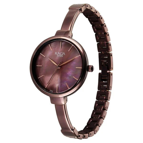 Titan Raga Showstopper Watch For Women - 95273QM01 - KRISHNA WATCH COMPANY