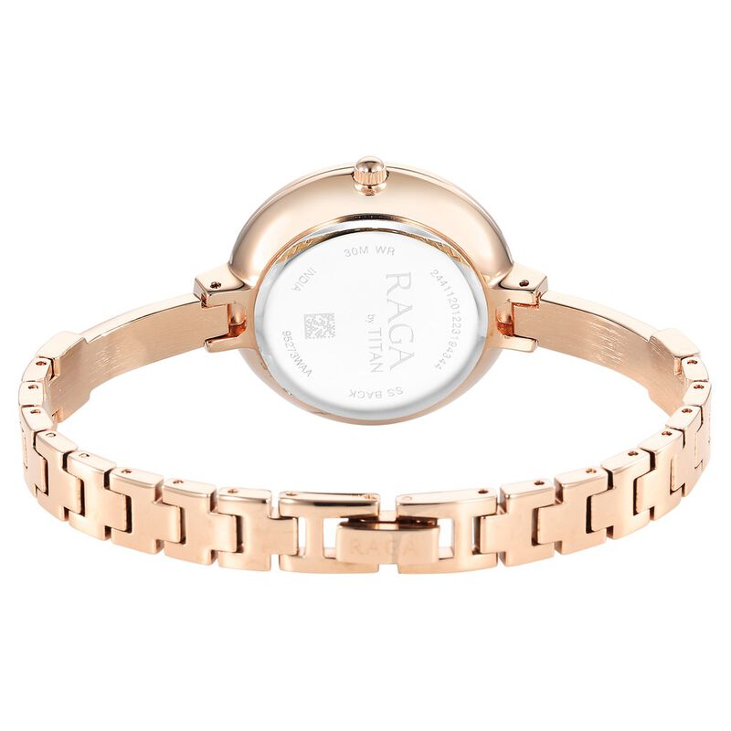 Titan Raga Showstopper Quartz Analog Multicoloured Dial Metal Strap Watch for Women 95273WM01 - KRISHNA WATCH COMPANY