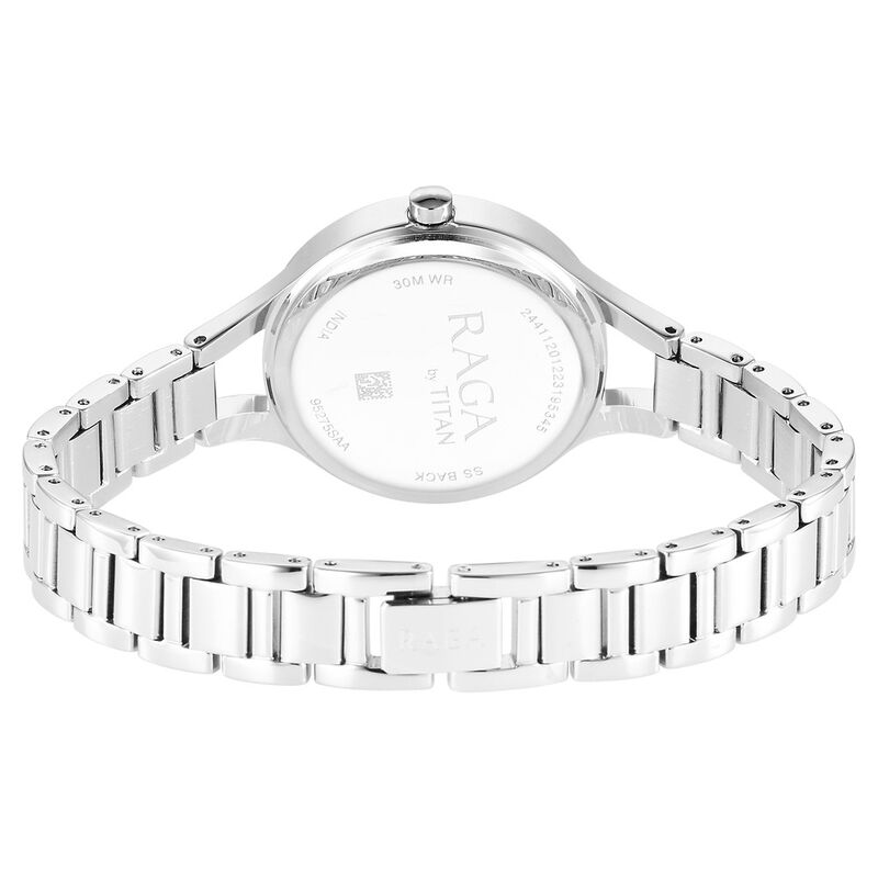 Titan Raga Showstopper Quartz Analog Mother Of Pearl Dial Watch for Women - 95275SM01 - KRISHNA WATCH COMPANY