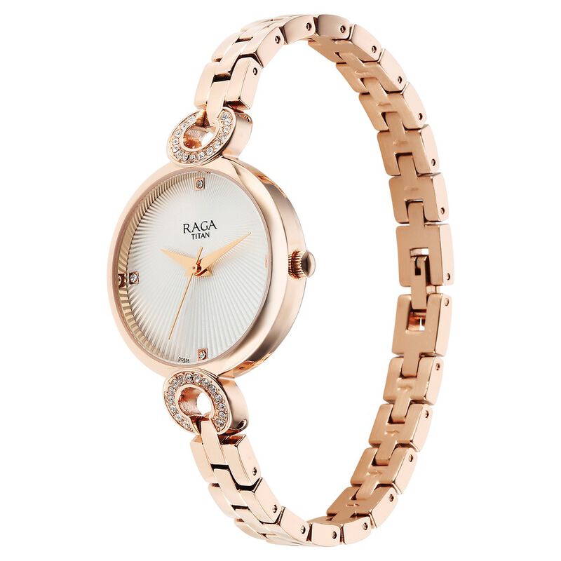 Titan Raga Showstopper Quartz Analog Watch for Women - 95278WM01 - KRISHNA WATCH COMPANY