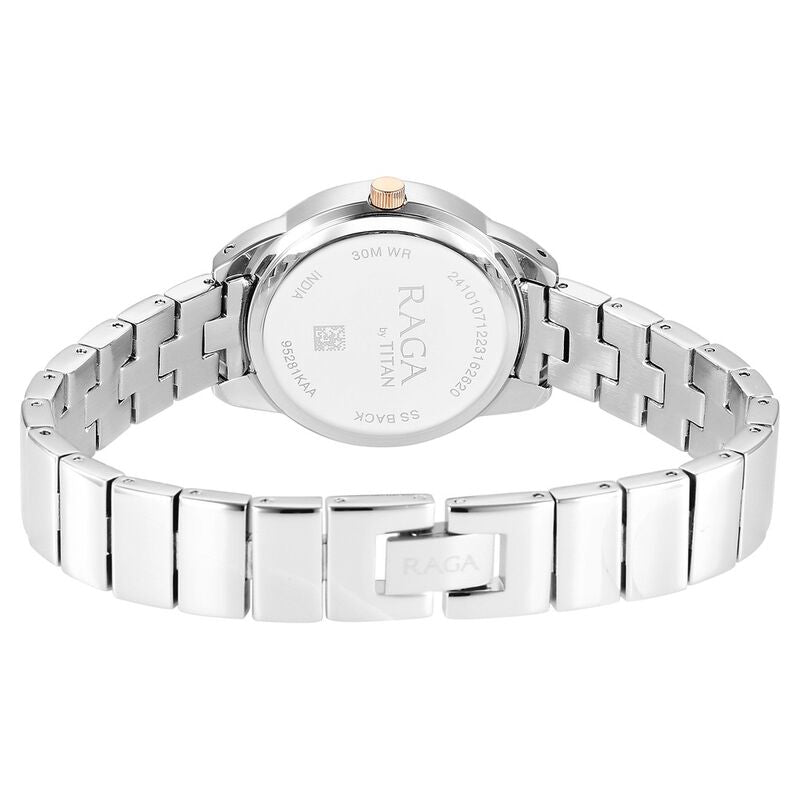 Titan Raga Showstopper Quartz Watch for Women - 95281KM01 - KRISHNA WATCH COMPANY