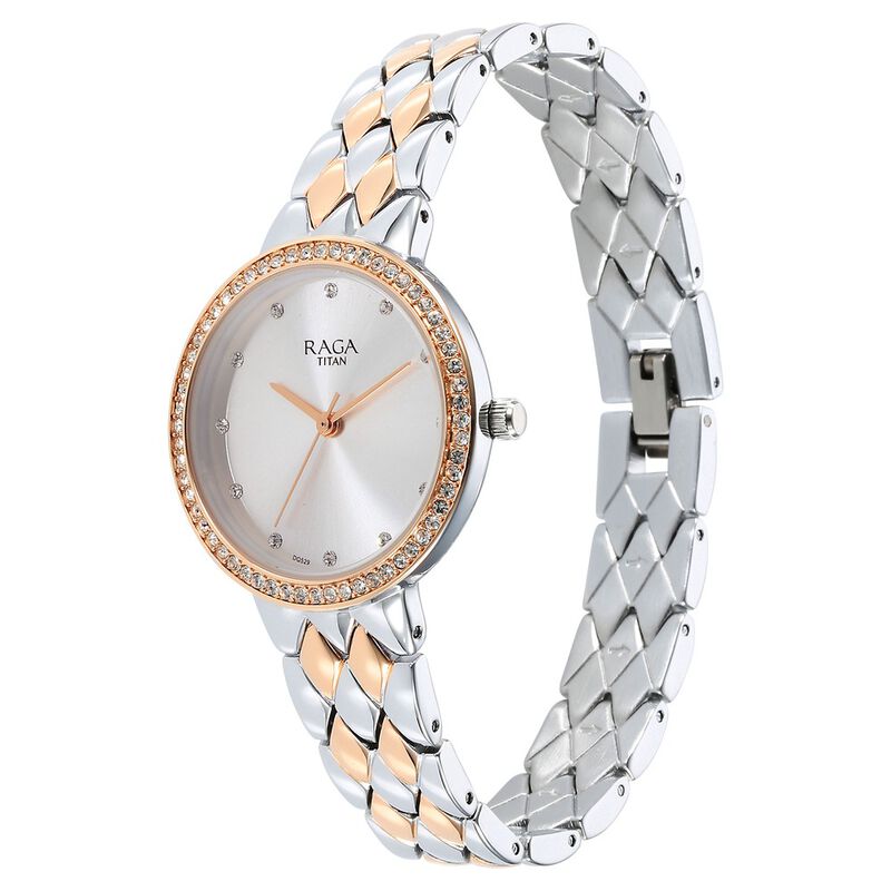 Titan Raga Showstopper Quartz Analog Watch for Women - 95282KM01 - KRISHNA WATCH COMPANY