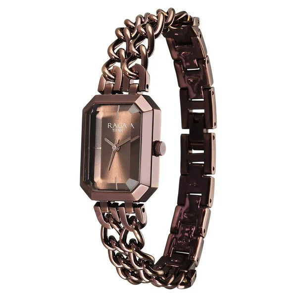 Titan Raga Showstopper Quartz Analog Watch For Women 95283qm01 - KRISHNA WATCH COMPANY