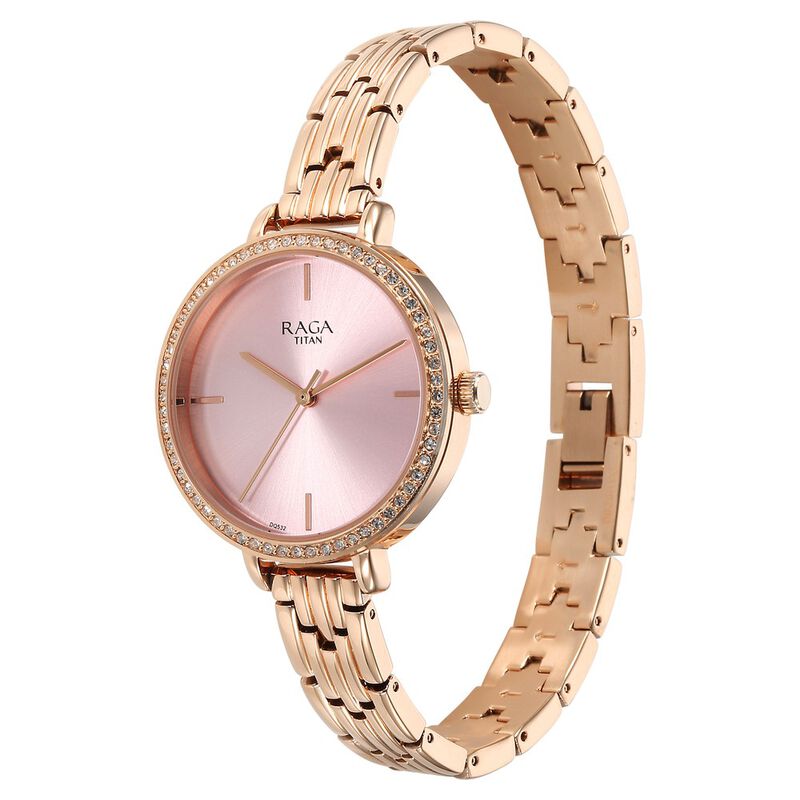 Titan Raga Showstopper Quartz Analog Watch for Women - 95286WM01 - KRISHNA WATCH COMPANY