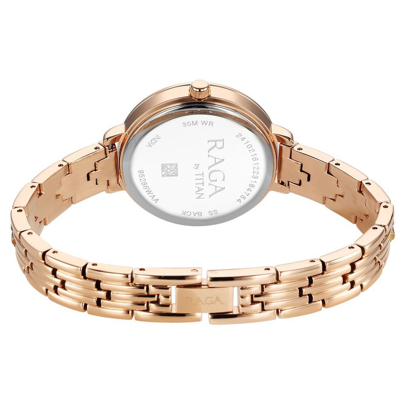 Titan Raga Showstopper Quartz Analog Watch for Women - 95286WM01 - KRISHNA WATCH COMPANY