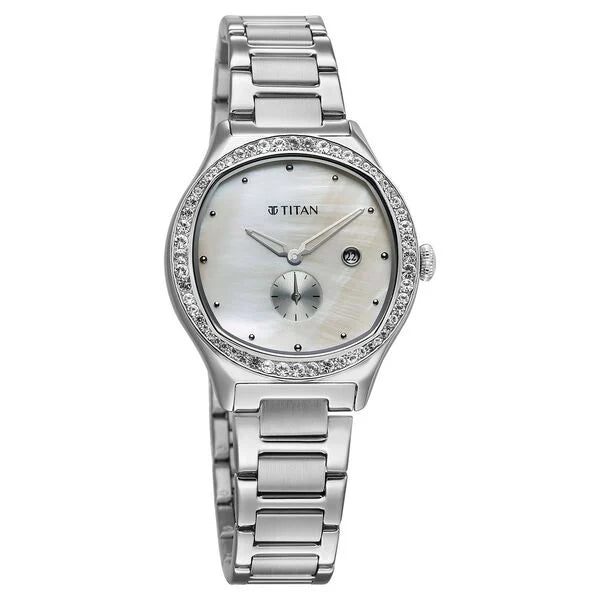 Titan Glamour Watch For Women 95289sm01 - KRISHNA WATCH COMPANY
