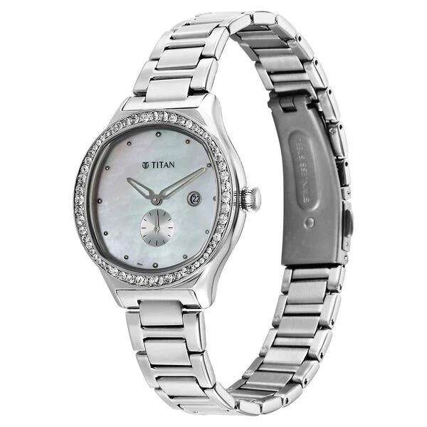 Titan Glamour Watch For Women 95289sm01 - KRISHNA WATCH COMPANY