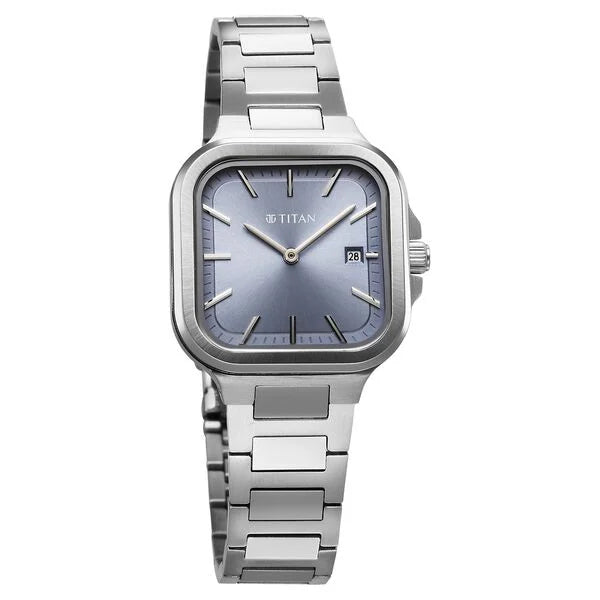 Titan Slim Square Quartz Analog Watch For Women - 95291SM01 - KRISHNA WATCH COMPANY