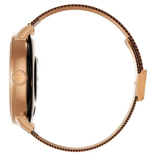 Titan Valerie Premium Smartwatch with All 316L SS construction, Skin Temp. Sensor, Womens Health, SingleSync BT Calling 95292wm02 - KRISHNA WATCH COMPANY
