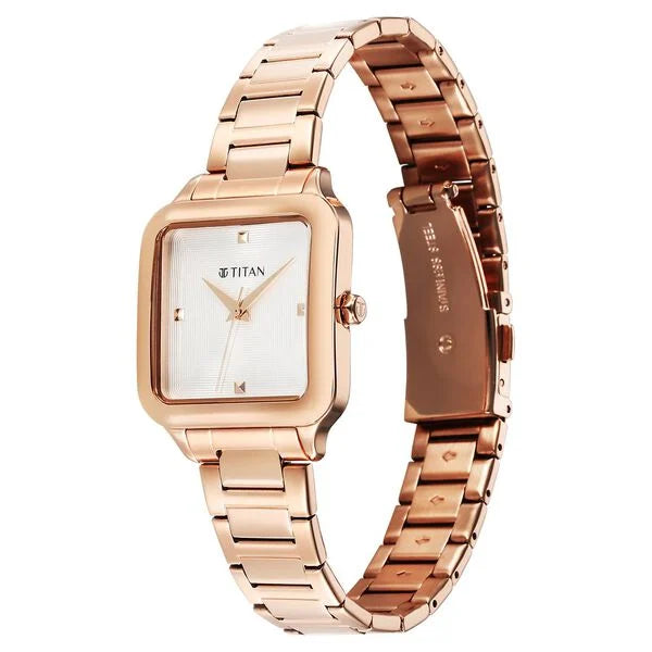 Titan Horizon Quartz Watch For Women - 95297WM01 - KRISHNA WATCH COMPANY