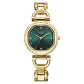 Titan Raga Showstopper Quartz Analog Green Dial Metal Strap Watch For Women 95301ym01