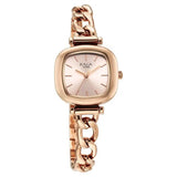 Titan Raga Showstopper Quartz Analog Rose Gold Dial Metal Strap Watch For Women 95302wm01