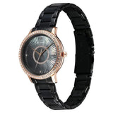 Titan Glamour Quartz Analog Black Dial Black Stainless Steel Strap Watch For Women 95314km01