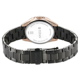 Titan Glamour Quartz Multifunction Grey Dial Grey Watch For Women - 95315KM02 - KRISHNA WATCH COMPANY
