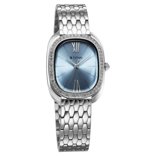 Titan Glamour Watch For Women - 95317SM01 - KRISHNA WATCH COMPANY