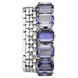 Titan Raga Cocktails Quartz Analog Blue Dial Stainless Steel Strap Watch For Women 95319sm01