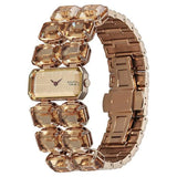 Titan Raga Cocktails Quartz Analog Rose Gold Dial Metal Strap Watch For Women 95320wm01