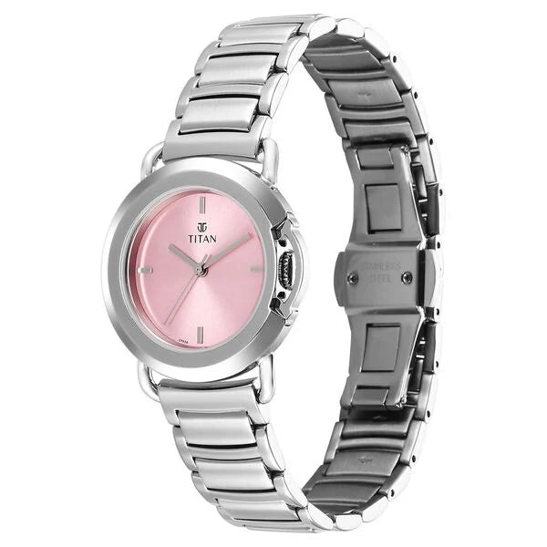 Titan Workmode Quartz Analog Watch For Women - 95324SM01 - KRISHNA WATCH COMPANY