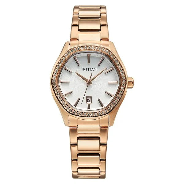 Titan Glamour Watch For Women 95326wm01