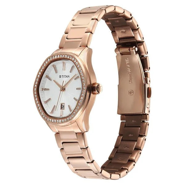 Titan Glamour Watch For Women 95326wm01 - KRISHNA WATCH COMPANY