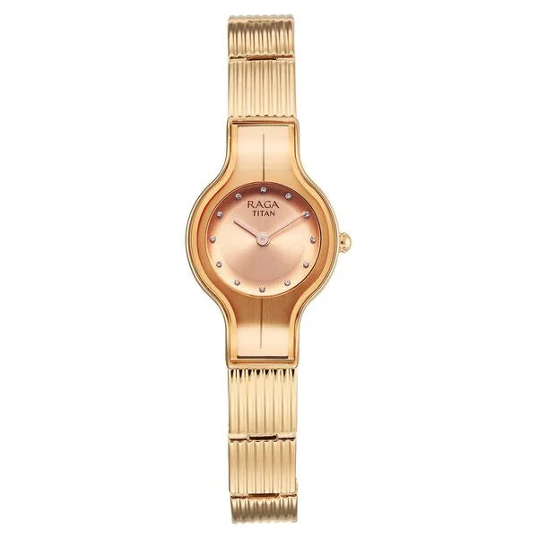 Titan Raga Glimmers Quartz Analog Watch For Women 95328wm01f - KRISHNA WATCH COMPANY