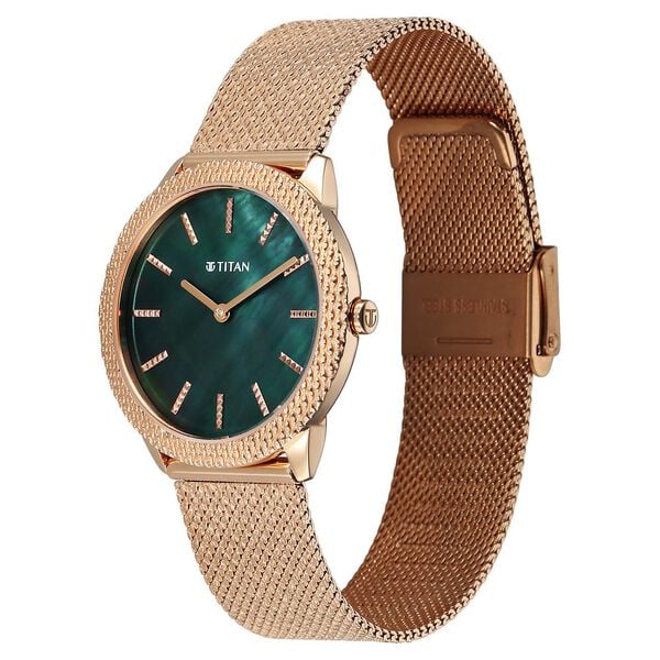 Titan Glamour Quartz Analog Watch For Women 95331wm01 - KRISHNA WATCH COMPANY