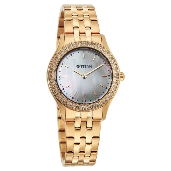 Titan Glamour Quartz Analog Watch For Women 95335wm01 - KRISHNA WATCH COMPANY