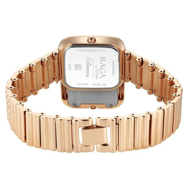Titan Raga Glimmers Quartz Analog Watch For Women - 95343WM01 - KRISHNA WATCH COMPANY