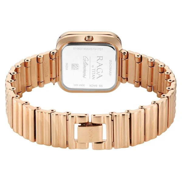 Titan Raga Glimmers Quartz Analog Watch For Women - 95343WM01 - KRISHNA WATCH COMPANY