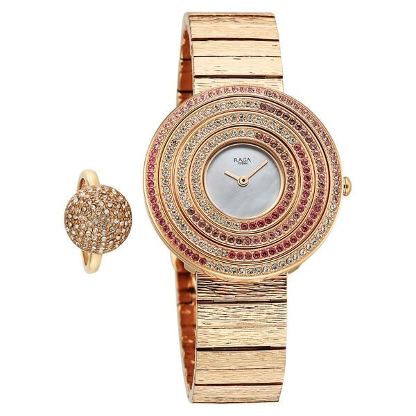 Titan Raga Glimmers Quartz Analog Watch For Women 95344wm01f - KRISHNA WATCH COMPANY