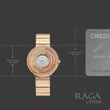 Titan Raga Glimmers Quartz Analog Watch For Women 95344wm01f - KRISHNA WATCH COMPANY