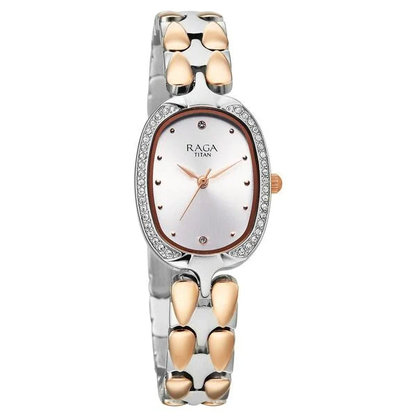 Titan Raga Showstopper Quartz Analog Watch For Women - 95347KM01 - KRISHNA WATCH COMPANY