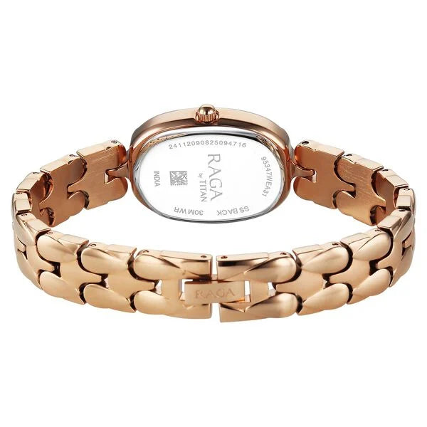 Titan Raga Showstopper Quartz Analog Watch For Women - 95347WM01 - KRISHNA WATCH COMPANY